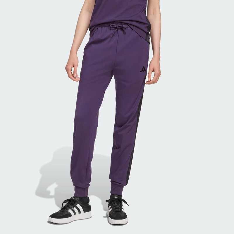 Adidas Essentials 3-Stripes Jogger Kadın Eşofman Altı JX7591 (JX7591) Mor