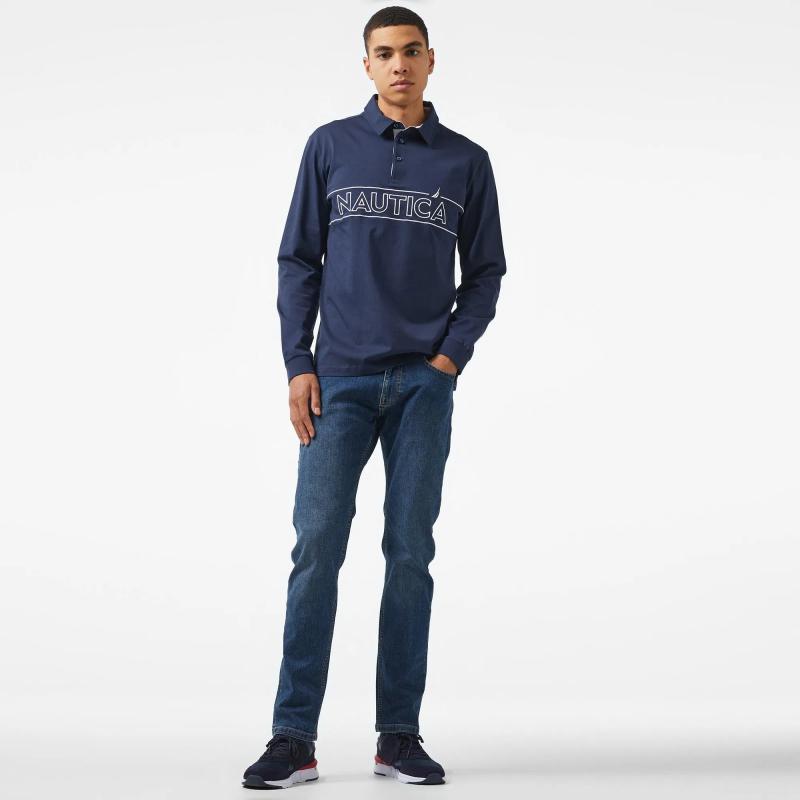 Nautica Erkek Polo Sweatshirt K47502T (K47502T) Nautica Erkek Polo Sweatshirt K47502T (K47502T)
