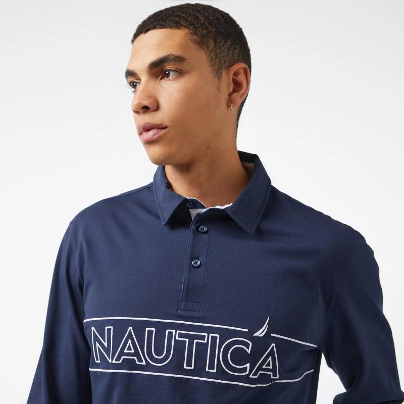 Nautica Erkek Polo Sweatshirt K47502T (K47502T) Nautica Erkek Polo Sweatshirt K47502T (K47502T)