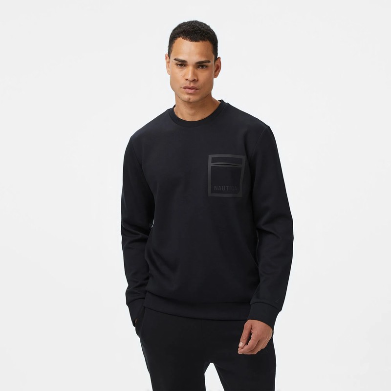 Nautica Classic Fit Erkek Sweatshirt K57021T (K57021T) Siyah