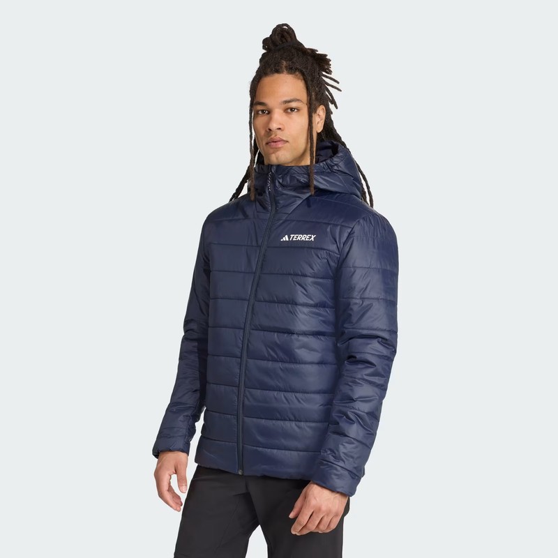 Adidas Terrex Multi Essentials Yalıtımlı Kapüşonlu Erkek Mont KB2184 (KB2184) Lacivert