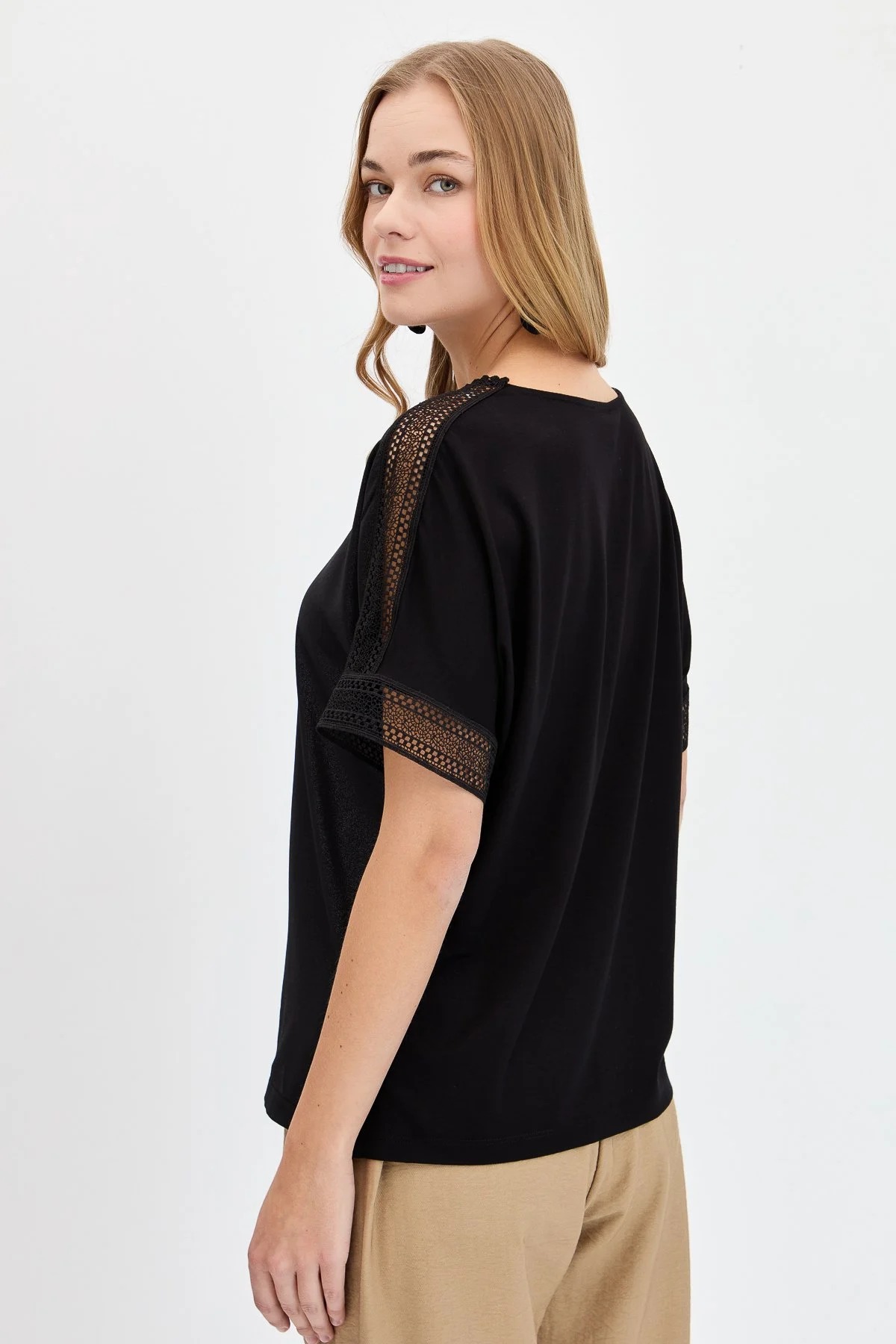 Desen Triko Kadın Bluz (KMY24075) Desen Triko Kadın Bluz (KMY24075)