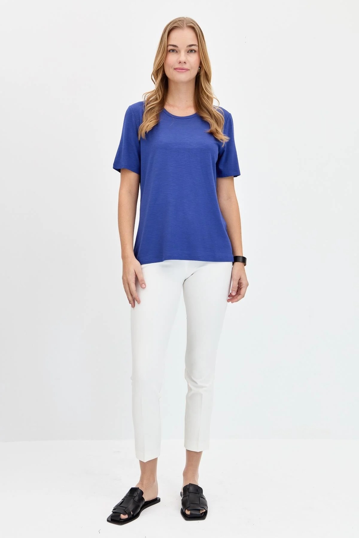 Desen Triko Kadın T-shirt (KMY24084) Desen Triko Kadın T-shirt (KMY24084)