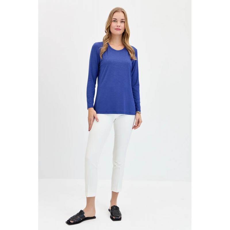 Desen Triko Kadın T-shirt (KMY24093) Desen Triko Kadın T-shirt (KMY24093)