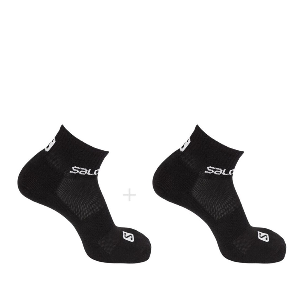 Salomon Evasion 2-Pack Unisex Çorap (LC1335000) Siyah