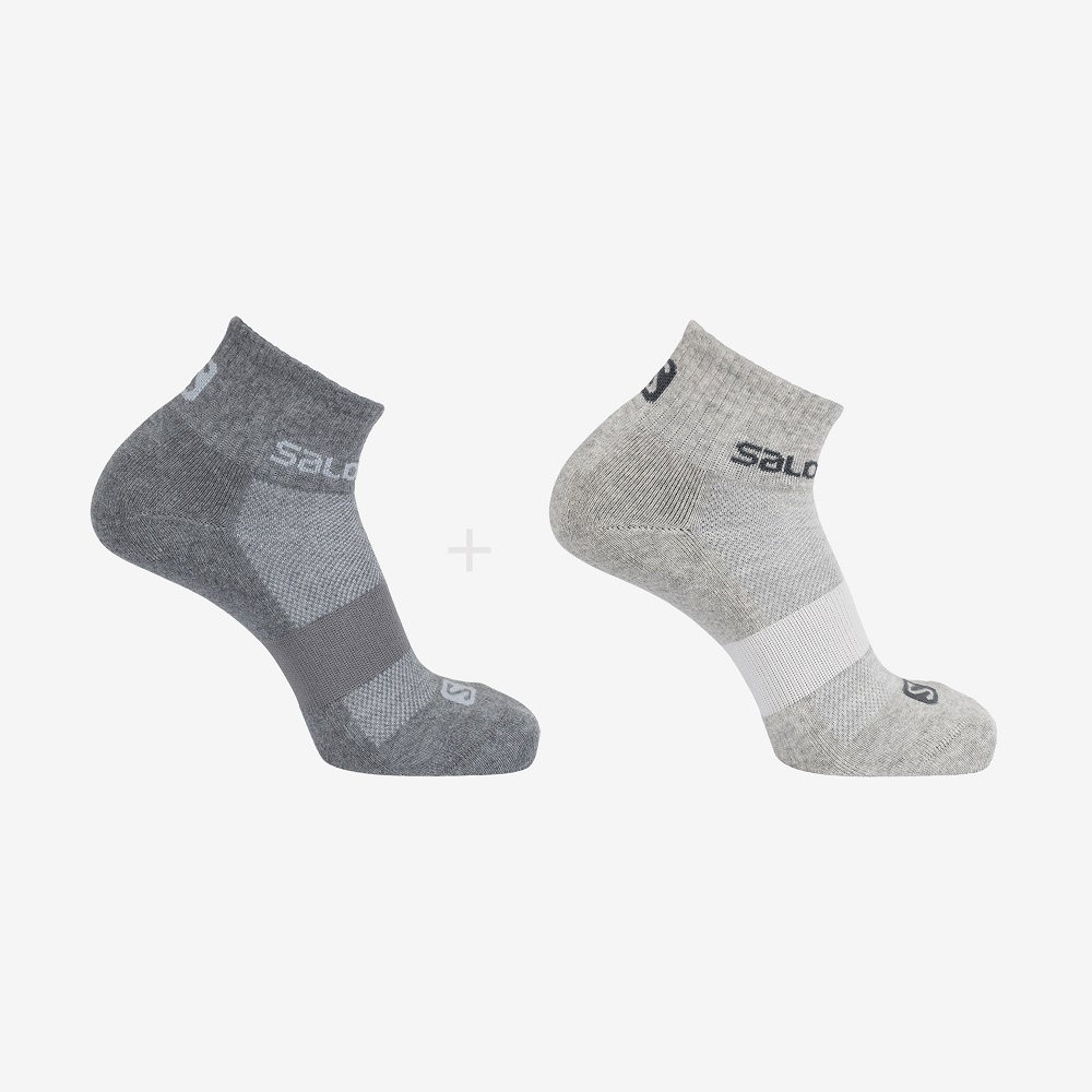 Salomon Evasion 2-Pack Unisex Çorap (LC1335300) Gri