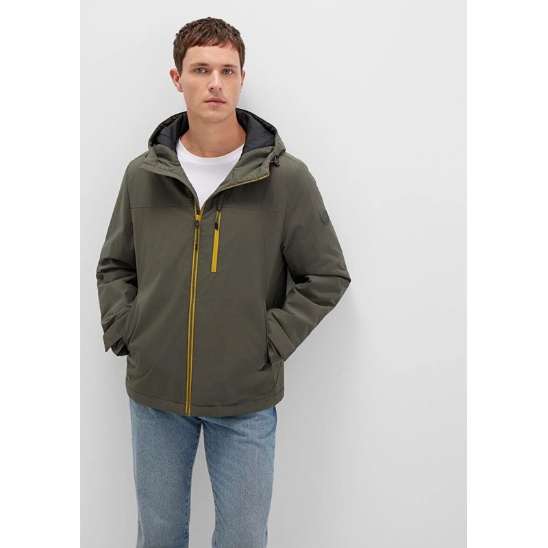 Mavi Kapüşonlu Erkek Ceket (M0110606-88487) Yeşil