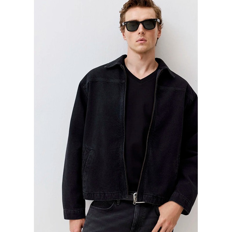 Mavi Oakland Mavi Edition Erkek Jean Ceket (M0110719-90841) Antrasit