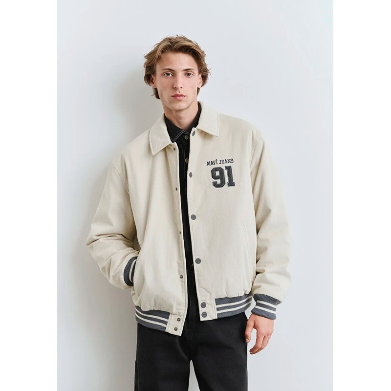 Mavi Jeans 91 Erkek Kolej Ceket (M0110722-86411) Ekru