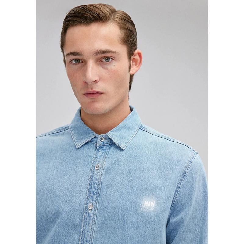 Mavi Roy Lt Blue Lux Black Nights Erkek Jean Gömlek (M0210496-83856) Mavi Roy Lt Blue Lux Black Nights Erkek Jean Gömlek (M0210496-83856)