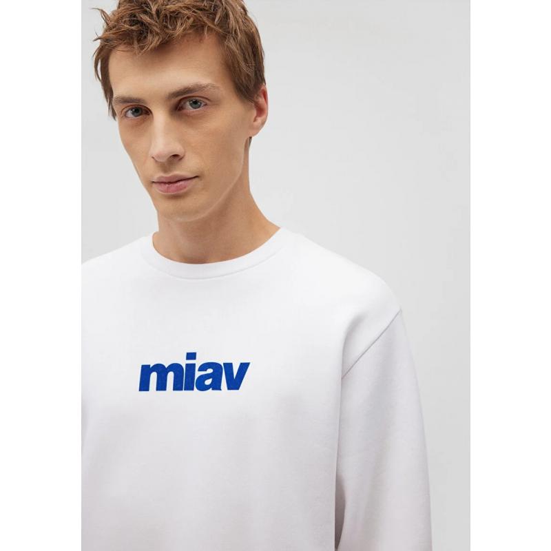 Mavi Miav Baskılı Erkek Sweatshirt (M0610925-620) Mavi Miav Baskılı Erkek Sweatshirt (M0610925-620)