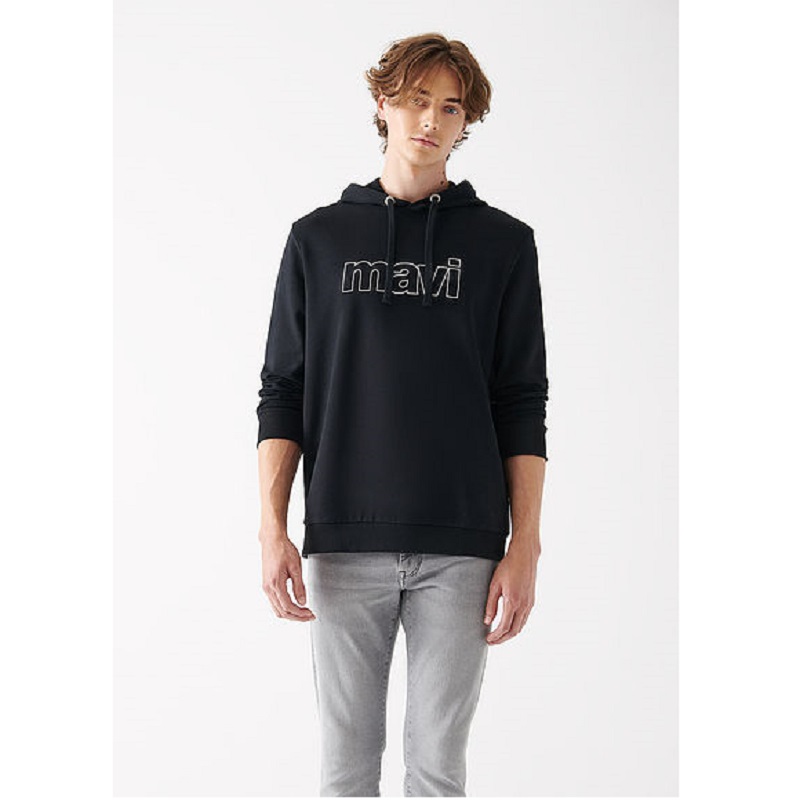 Mavi Logo Baskılı Kapüşonlu Erkek Sweatshirt (M065606-900) Mavi Logo Baskılı Kapüşonlu Erkek Sweatshirt (M065606-900)