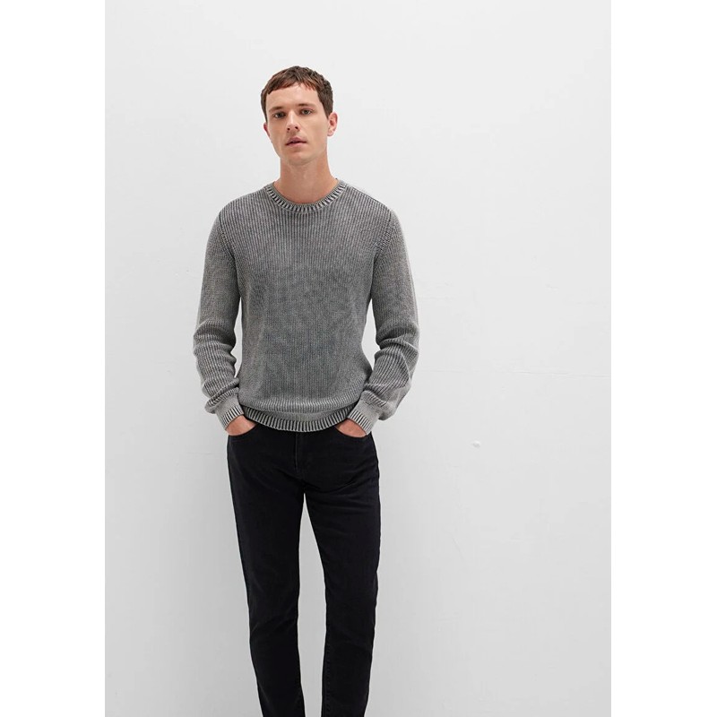 Mavi Bisiklet Yaka Erkek Kazak (M070767-34314) Gri