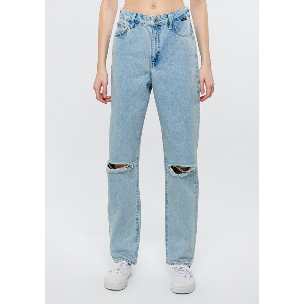 Mavi Happy Bleach Ripped Denim Kadın Jean Pantolon (M101453-84409) Mavi Happy Bleach Ripped Denim Kadın Jean Pantolon (M101453-84409)