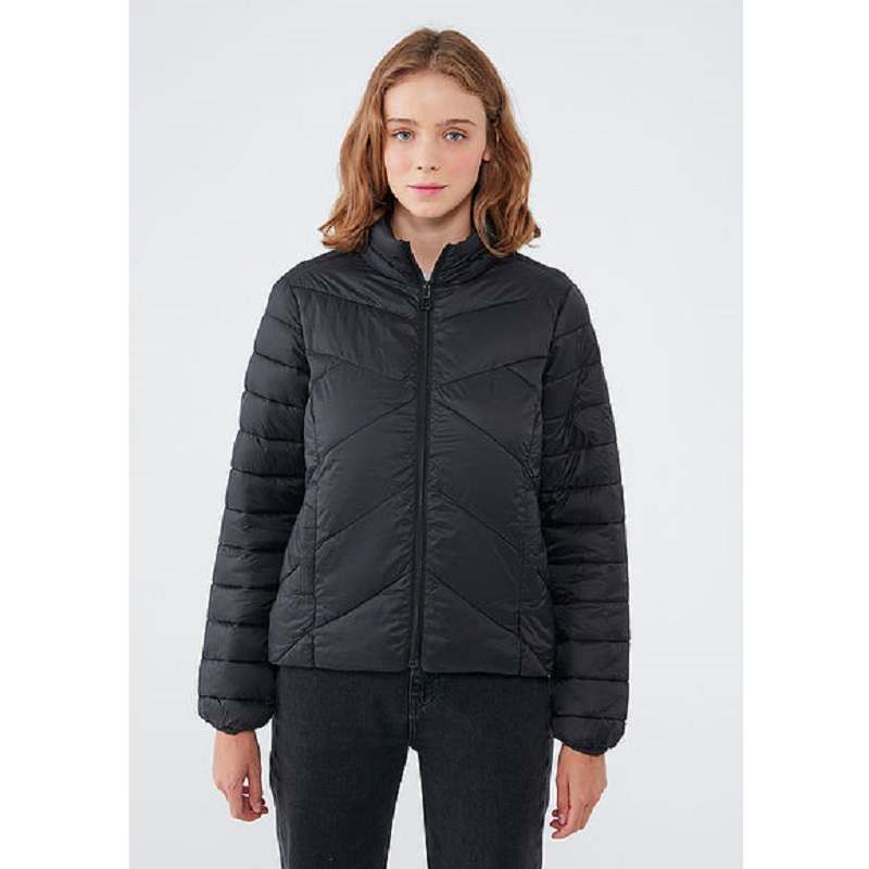 Mavi Dik Yaka Kadın Mont (M110698-900) Mavi Dik Yaka Kadın Mont (M110698-900)