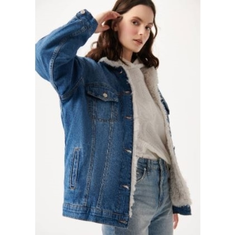 Mavi Sandy Kadın Jean Ceket (M110908-80666) Mavi Sandy Kadın Jean Ceket (M110908-80666)