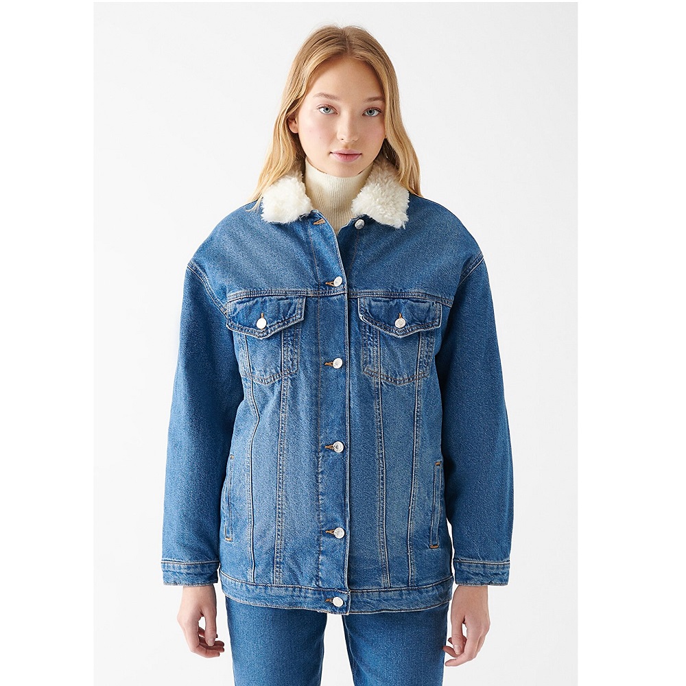 Mavi Sandy Kadın Jean Ceket (M110908-80666) Mavi Sandy Kadın Jean Ceket (M110908-80666)