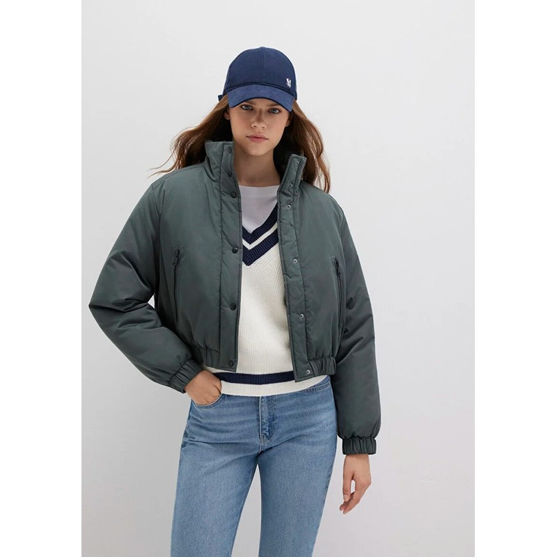 Mavi Regular Fit Kadın Şişme Mont (M1110269-71598) Yeşil