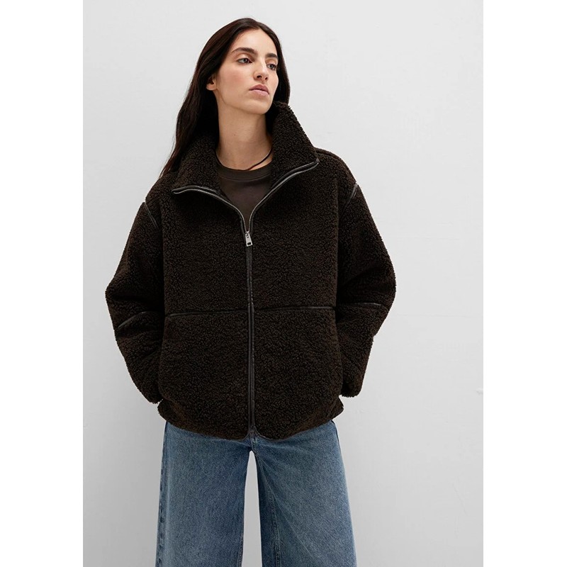 Mavi Loose Fit Dik Yaka Kadın Ceket (M1110719-70219) Kahverengi