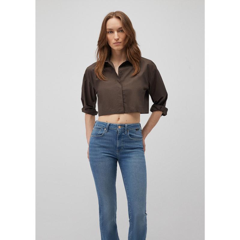 Mavi Kadın Crop Gömlek (M1210866-71545) Mavi Kadın Crop Gömlek (M1210866-71545)