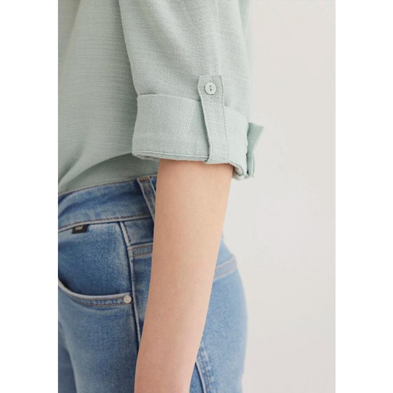 Mavi Regular Fit Kadın V Yaka Bluz (M121357-70808) Mavi Regular Fit Kadın V Yaka Bluz (M121357-70808)