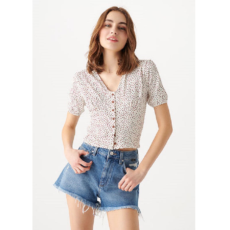 Mavi Rosie Dark Blue Denim Kadın Jean Şort (M1447433874) Mavi