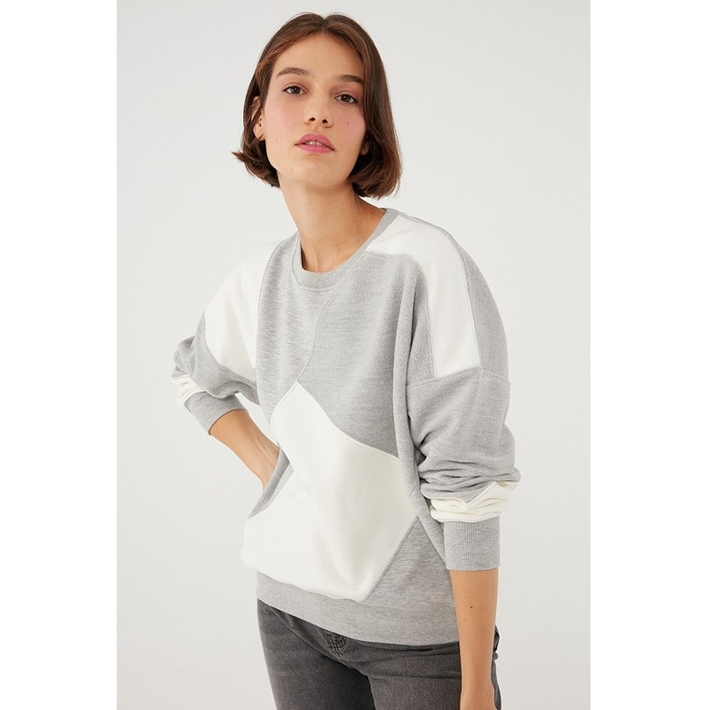 Mavi Gri Kadın Sweatshirt (M1610053-80018) Mavi Gri Kadın Sweatshirt (M1610053-80018)