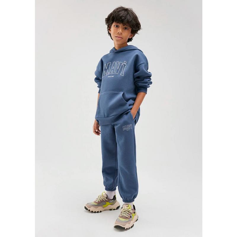 Mavi Logo Baskılı Erkek Çocuk Eşofman Altı (M6010009-70871) Mavi Logo Baskılı Erkek Çocuk Eşofman Altı (M6010009-70871)