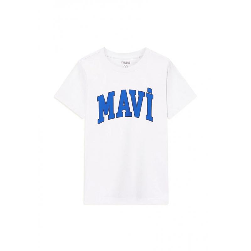 Mavi Logo Baskılı Erkek Çocuk T-shirt (M6610030-620) Mavi Logo Baskılı Erkek Çocuk T-shirt (M6610030-620)