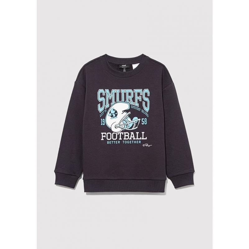 Mavi Şirinler Baskılı Erkek Çocuk Sweatshirt (M6S10084-70087) Mavi Şirinler Baskılı Erkek Çocuk Sweatshirt (M6S10084-70087)