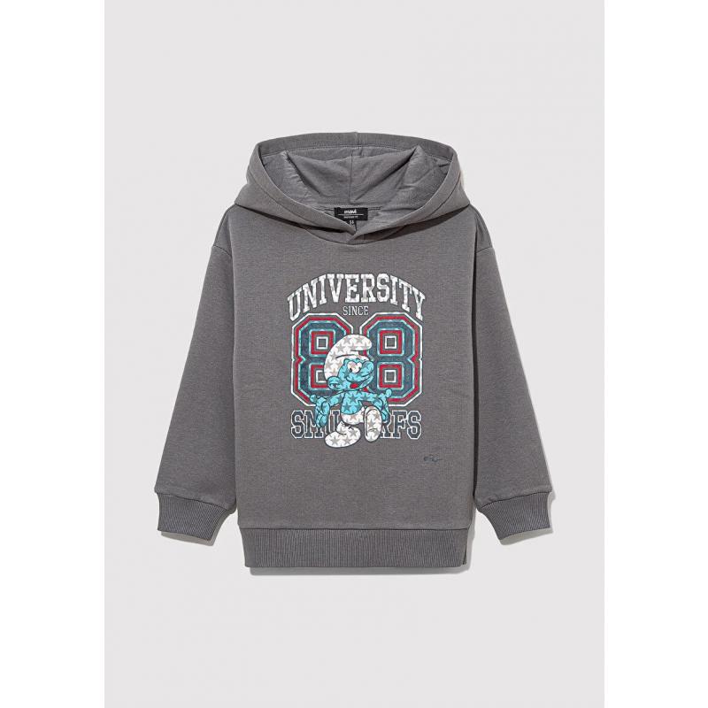 Mavi Şirinler Baskılı Erkek Çocuk Sweatshirt (M6S10085-80017) Mavi Şirinler Baskılı Erkek Çocuk Sweatshirt (M6S10085-80017)