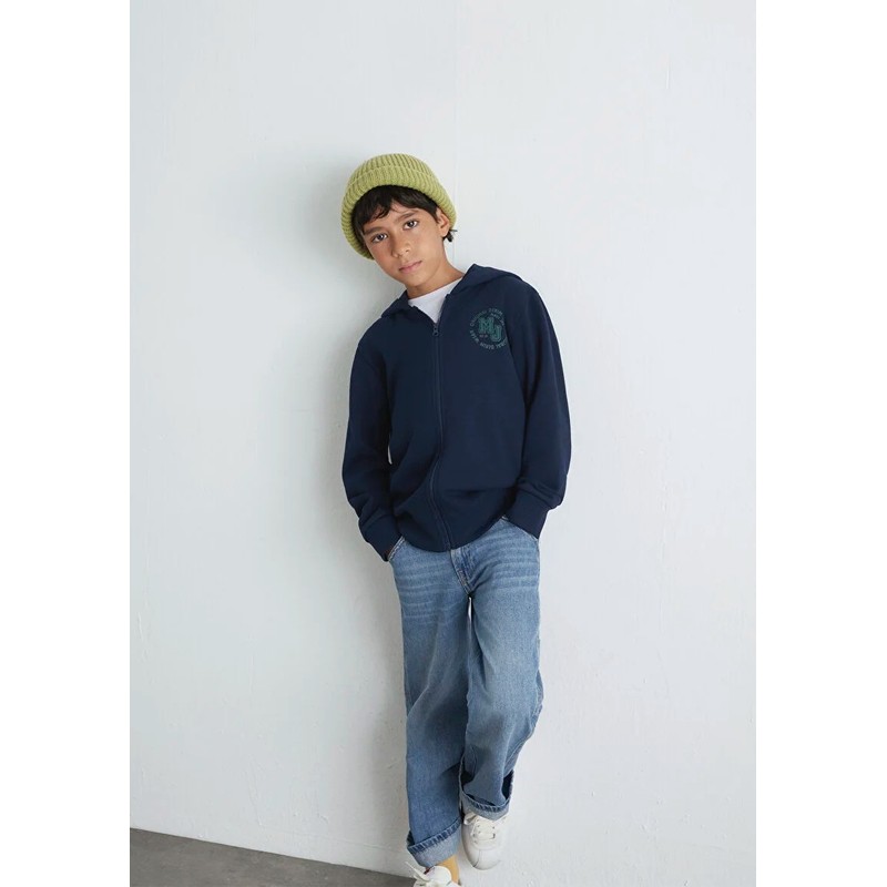 Mavi MJ Baskılı Erkek Çocuk Sweatshirt (M6S10127-82318) Lacivert