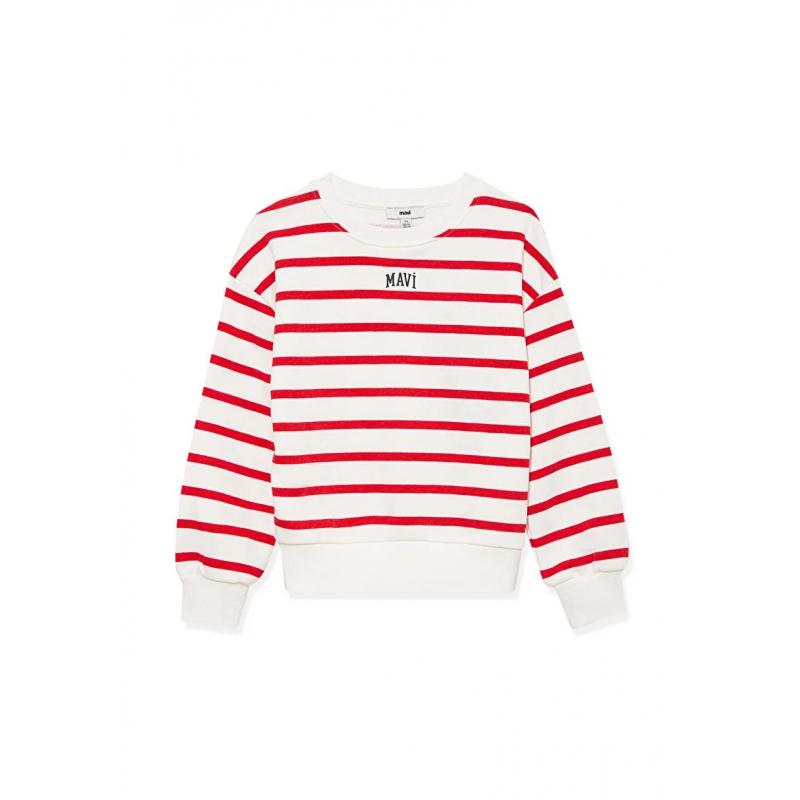 Mavi Logo Baskılı Kız Çocuk Sweatshirt (M7S10038-82054) Mavi Logo Baskılı Kız Çocuk Sweatshirt (M7S10038-82054)