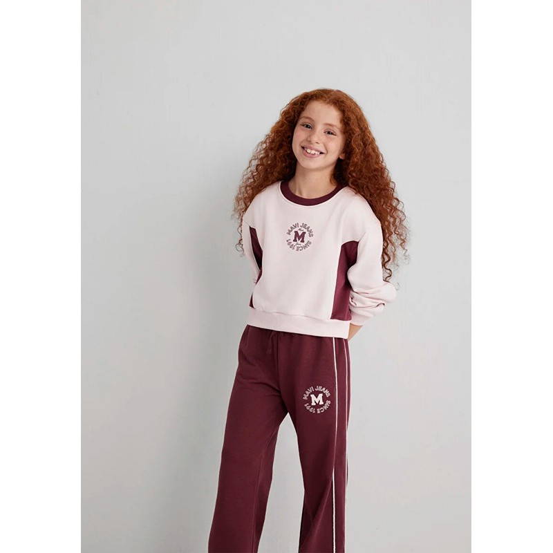 Mavi Mavi Jeans Baskılı Kız Çocuk Sweatshirt (M7S10120-90773) Pembe