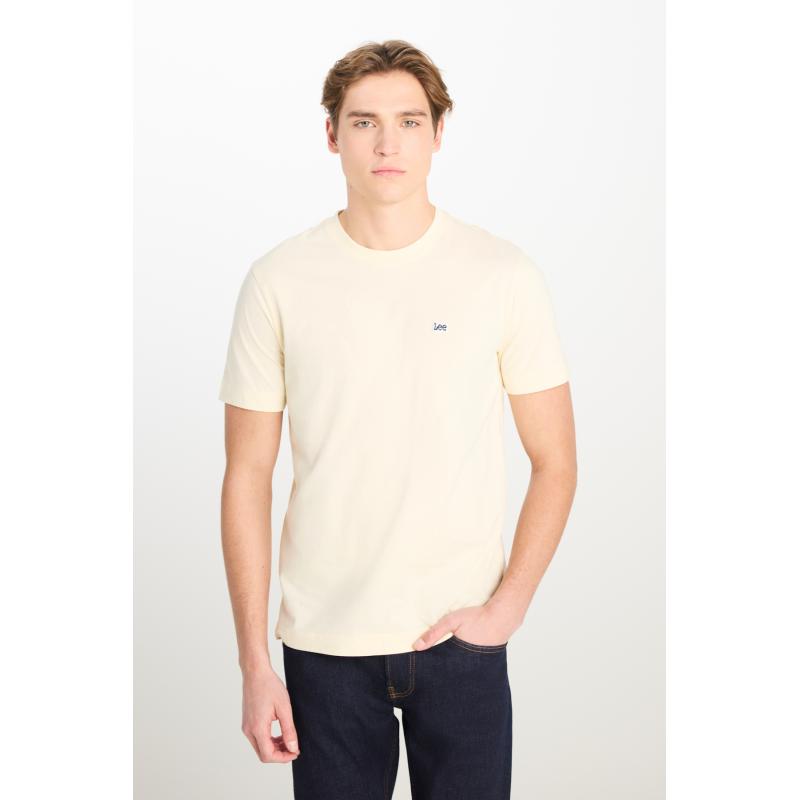 Lee Regular Fit Erkek T-shirt ML60UFQ102 (ML60UFQ102) Ekru