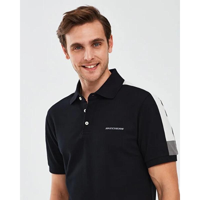 Skechers Polo Shirt M Short Sleeve Erkek T-shirt (S221047-001) Skechers Polo Shirt M Short Sleeve Erkek T-shirt (S221047-001)
