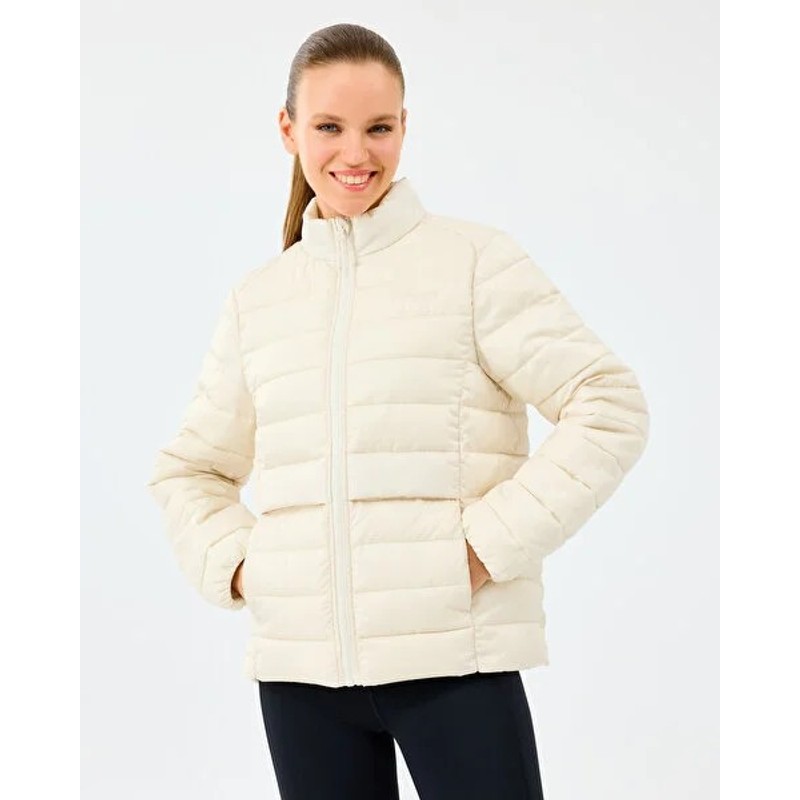 Skechers W Essential Outerwear Padded Kadın Şişme Mont (S231240-1983) Ekru