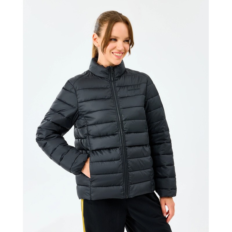 Skechers W Essential Outerwear Padded Kadın Şişme Mont (S231240-3817) Siyah