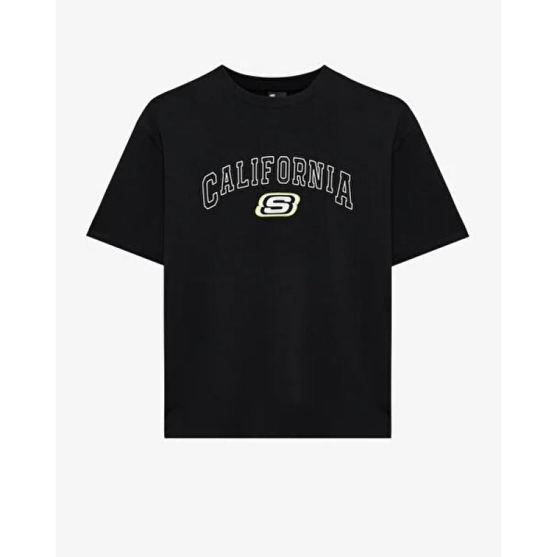 Skechers M Graphic Tee Heavy Weight Erkek Oversize T-Shirt (S242125-001) Skechers M Graphic Tee Heavy Weight Erkek Oversize T-Shirt (S242125-001)