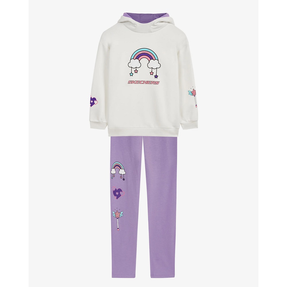 Skechers G Heavy Weight Fleece Suit Track Suit Kız Çocuk Eşofman Takımı (SK232220-102) Skechers G Heavy Weight Fleece Suit Track Suit Kız Çocuk Eşofman Takımı (SK232220-102)