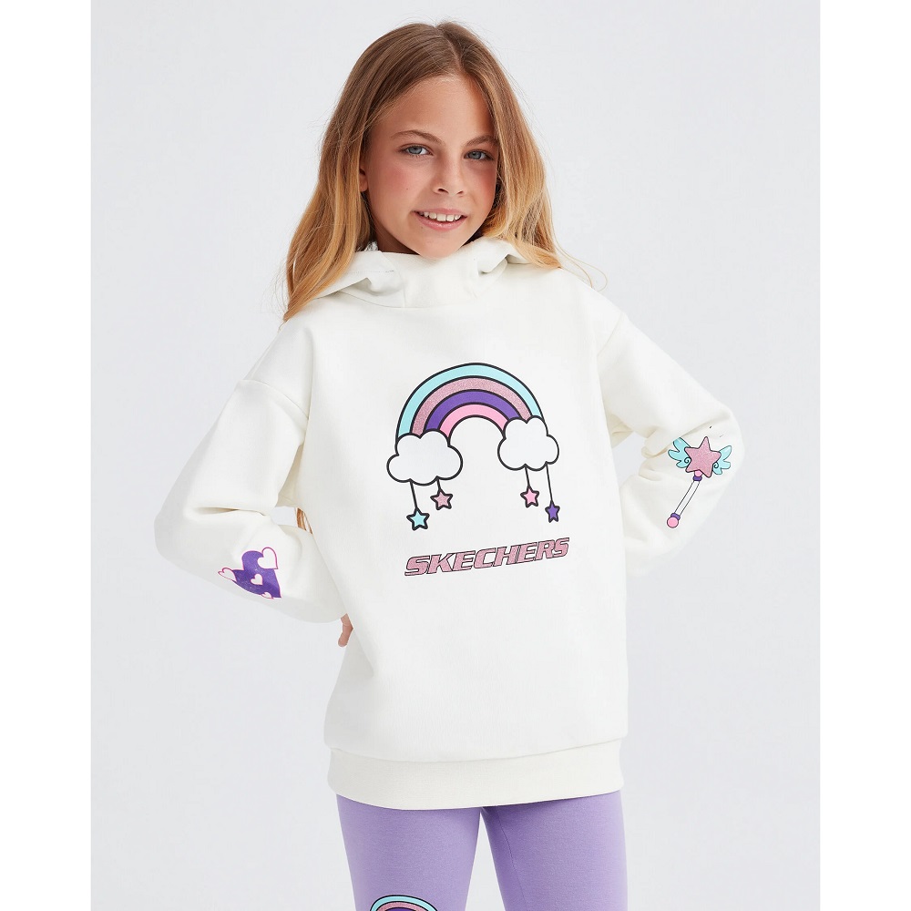 Skechers G Heavy Weight Fleece Suit Track Suit Kız Çocuk Eşofman Takımı (SK232220-102) Skechers G Heavy Weight Fleece Suit Track Suit Kız Çocuk Eşofman Takımı (SK232220-102)