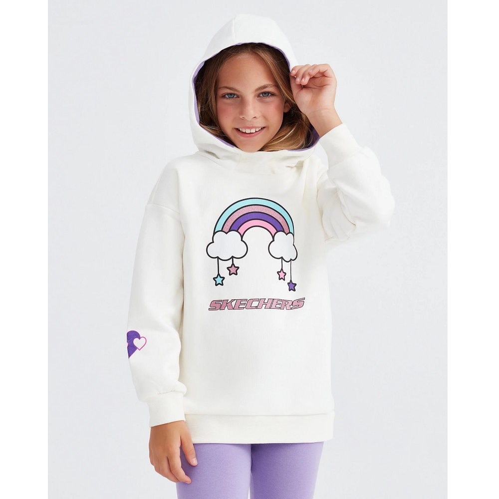 Skechers G Heavy Weight Fleece Suit Track Suit Kız Çocuk Eşofman Takımı (SK232220-102) Skechers G Heavy Weight Fleece Suit Track Suit Kız Çocuk Eşofman Takımı (SK232220-102)