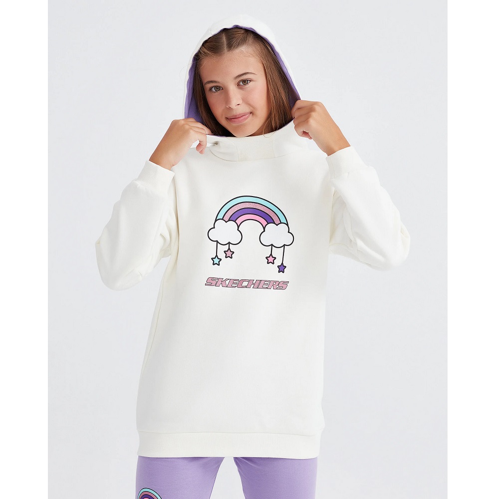 Skechers G Heavy Weight Fleece Suit Track Suit Kız Çocuk Eşofman Takımı (SK232220-102) Skechers G Heavy Weight Fleece Suit Track Suit Kız Çocuk Eşofman Takımı (SK232220-102)