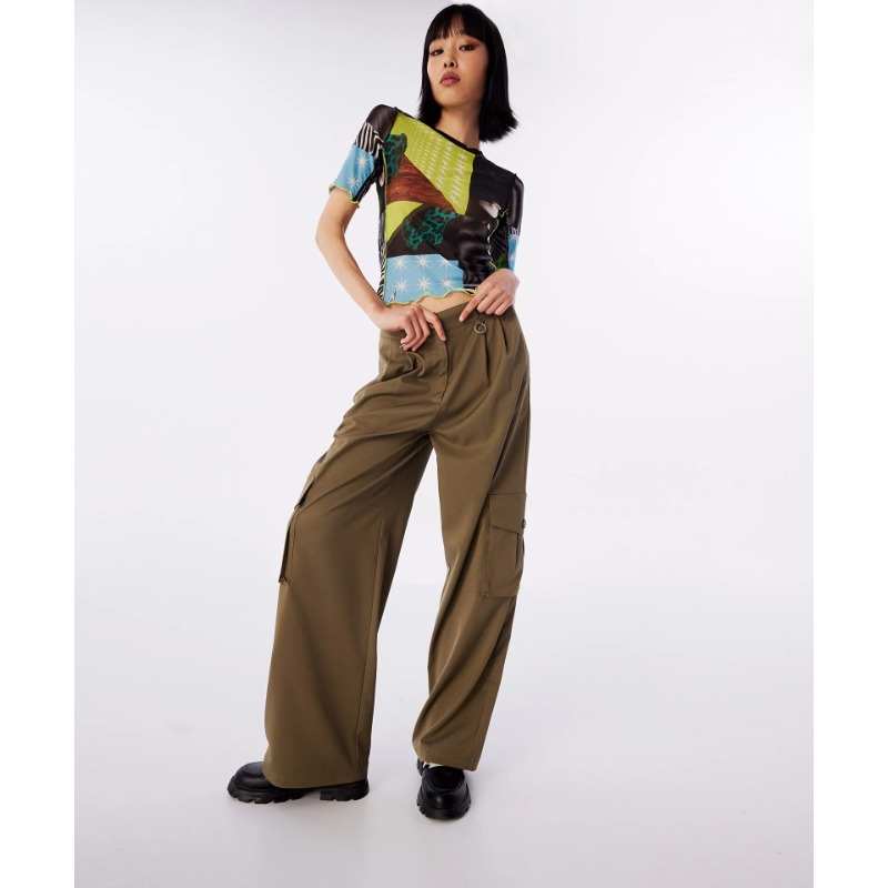 Twist Kadın Pantolon (TS1240003081) Haki