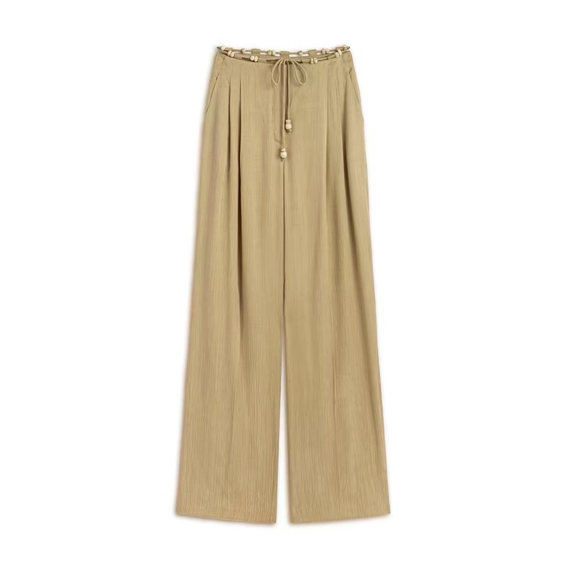 Twist İnce Kuşaklı Wide Leg Kadın Pantolon (TS1250003166) Twist İnce Kuşaklı Wide Leg Kadın Pantolon (TS1250003166)