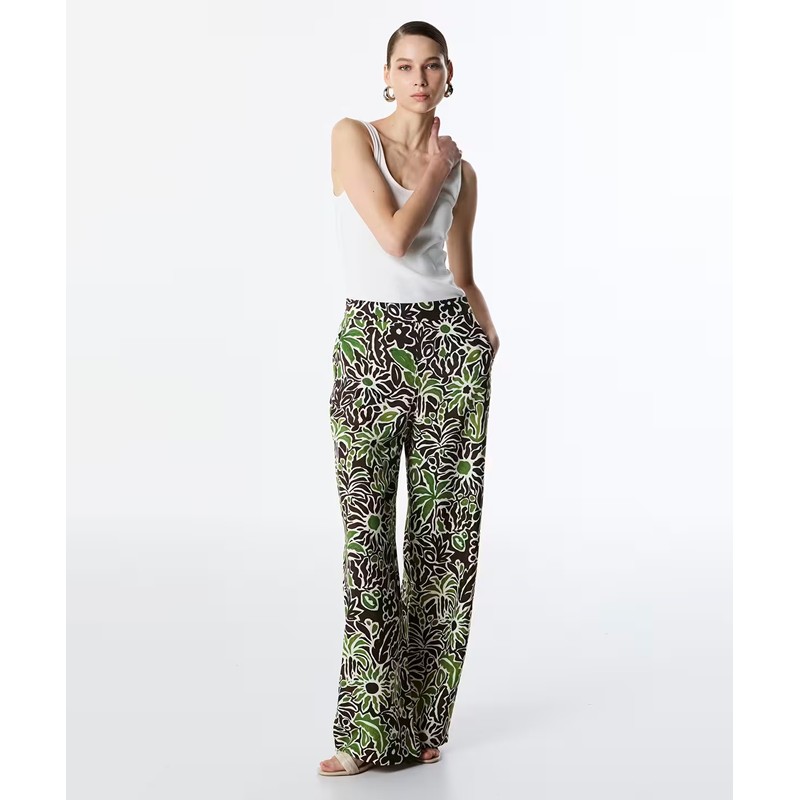 Twist Çiçek Desen Kadın Pantolon (TS1250003228) Twist Çiçek Desen Kadın Pantolon (TS1250003228)