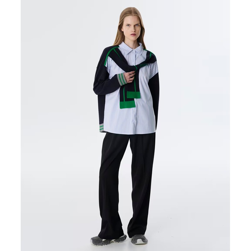 Twist Çift Parça Görünümlü Kumaş Mix Kadın Triko (TW6250050195) Twist Çift Parça Görünümlü Kumaş Mix Kadın Triko (TW6250050195)