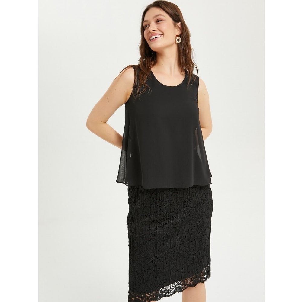 Faik Sönmez Kadın Pilise Dantel Detaylı Kolsuz Abiye Elbise (U64115) Faik Sönmez Kadın Pilise Dantel Detaylı Kolsuz Abiye Elbise (U64115)