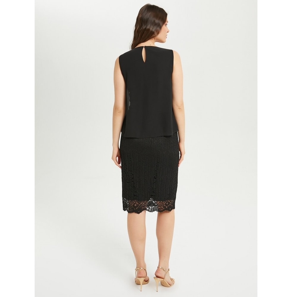 Faik Sönmez Kadın Pilise Dantel Detaylı Kolsuz Abiye Elbise (U64115) Faik Sönmez Kadın Pilise Dantel Detaylı Kolsuz Abiye Elbise (U64115)