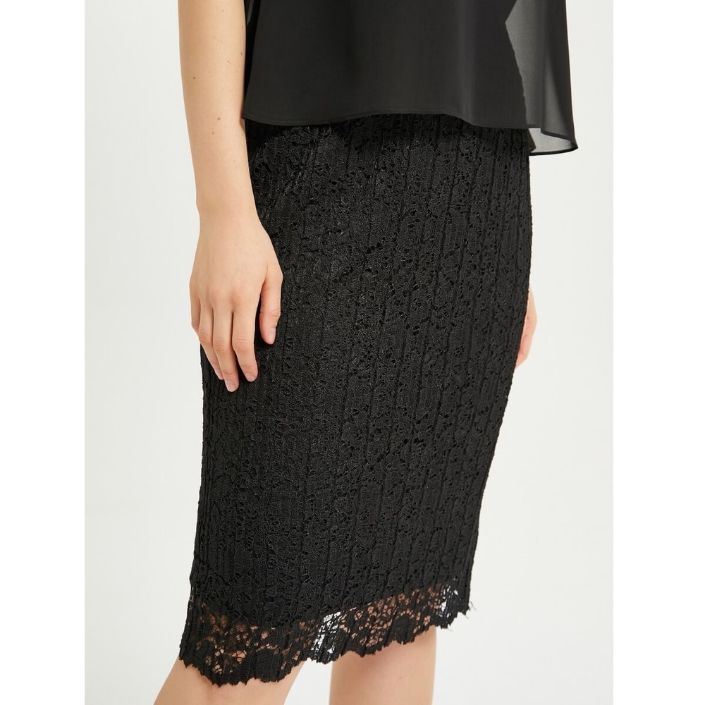 Faik Sönmez Kadın Pilise Dantel Detaylı Kolsuz Abiye Elbise (U64115) Faik Sönmez Kadın Pilise Dantel Detaylı Kolsuz Abiye Elbise (U64115)